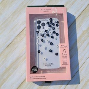 NWT Kate spade iPhone 12 & 12 pro protective hard case floral design